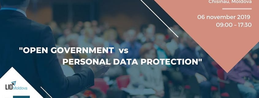 open government vs personal data conference LID Moldova